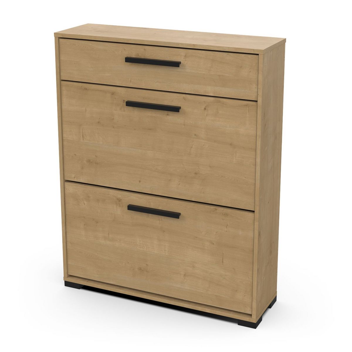 Meuble à chaussures 2 portes 1 tiroir L80 cm LIZZIE