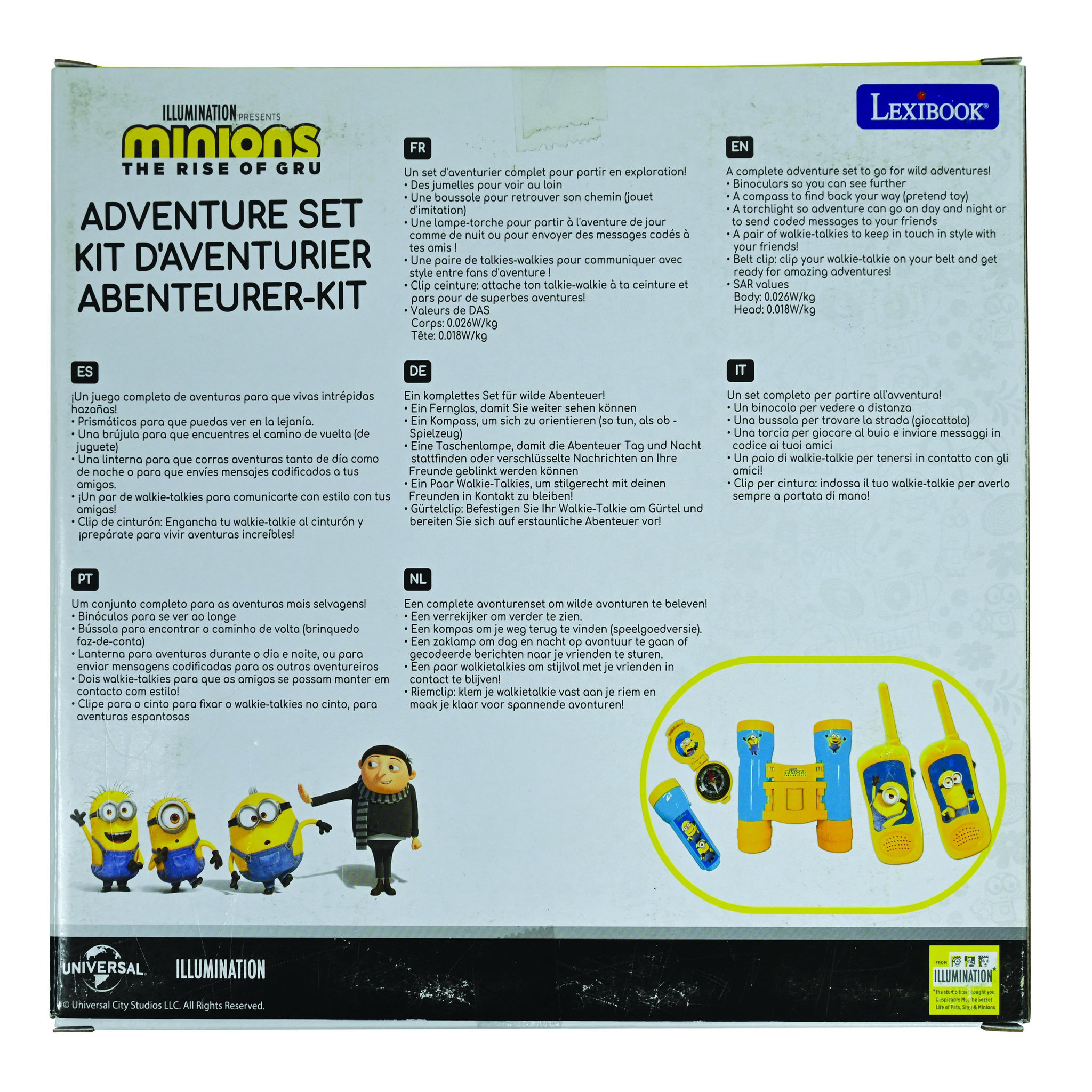 Voir la diapositive 6 : Lexibook Kit d'aventurier Les Minions