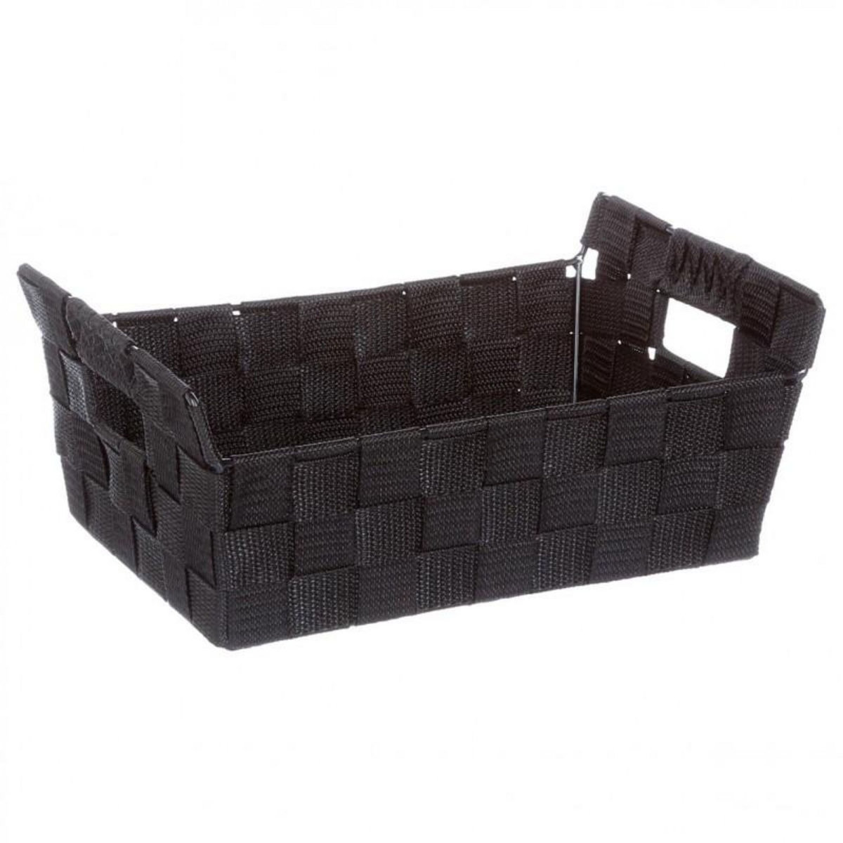  Panier de Rangement  Biseauté  28cm Noir