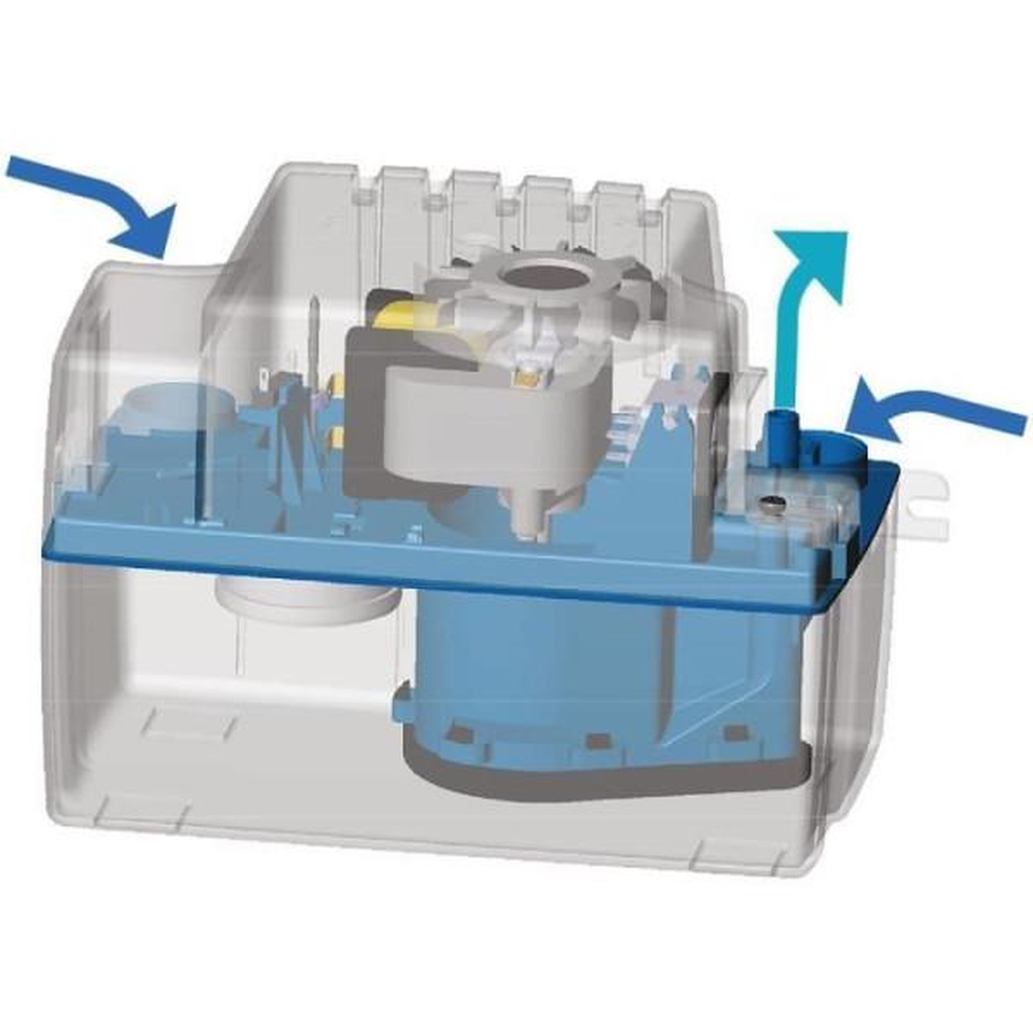 Voir la diapositive 3 : SFA Pompe de relevage de condensats - sfa - sanicondens eco v02 - chaudiere / climatisation - 45 dba - 2 entrées