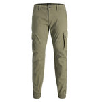 Jack & Jones Pantalon Cargo  fluide Garçon Jack & Jones Paul 111. Coloris disponibles : Vert
