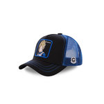 CAPSLAB Casquette Dragon Ball Z Vegeta Noir filet Bleu. Coloris disponibles : Noir