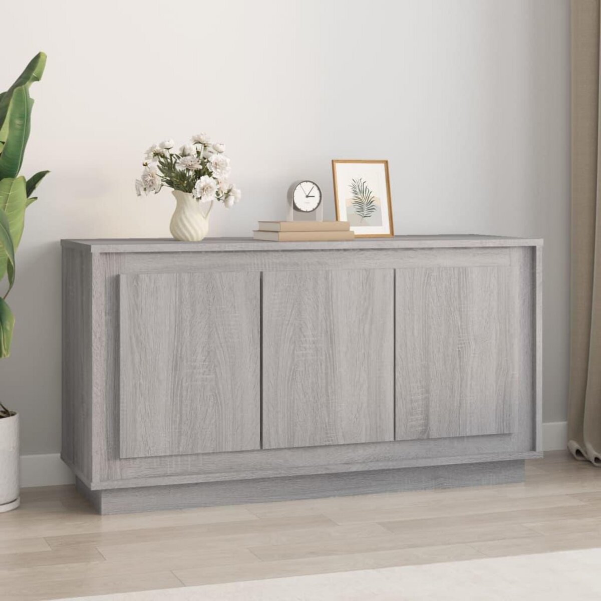 VIDAXL Buffet sonoma gris 102x35x55 cm bois d'ingenierie
