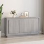 Voir la diapositive 1 : VIDAXL Buffet sonoma gris 102x35x55 cm bois d'ingenierie