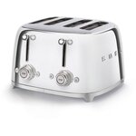 SMEG Grille-pain TSF03SSEU Toaster 4 tranches Chrome