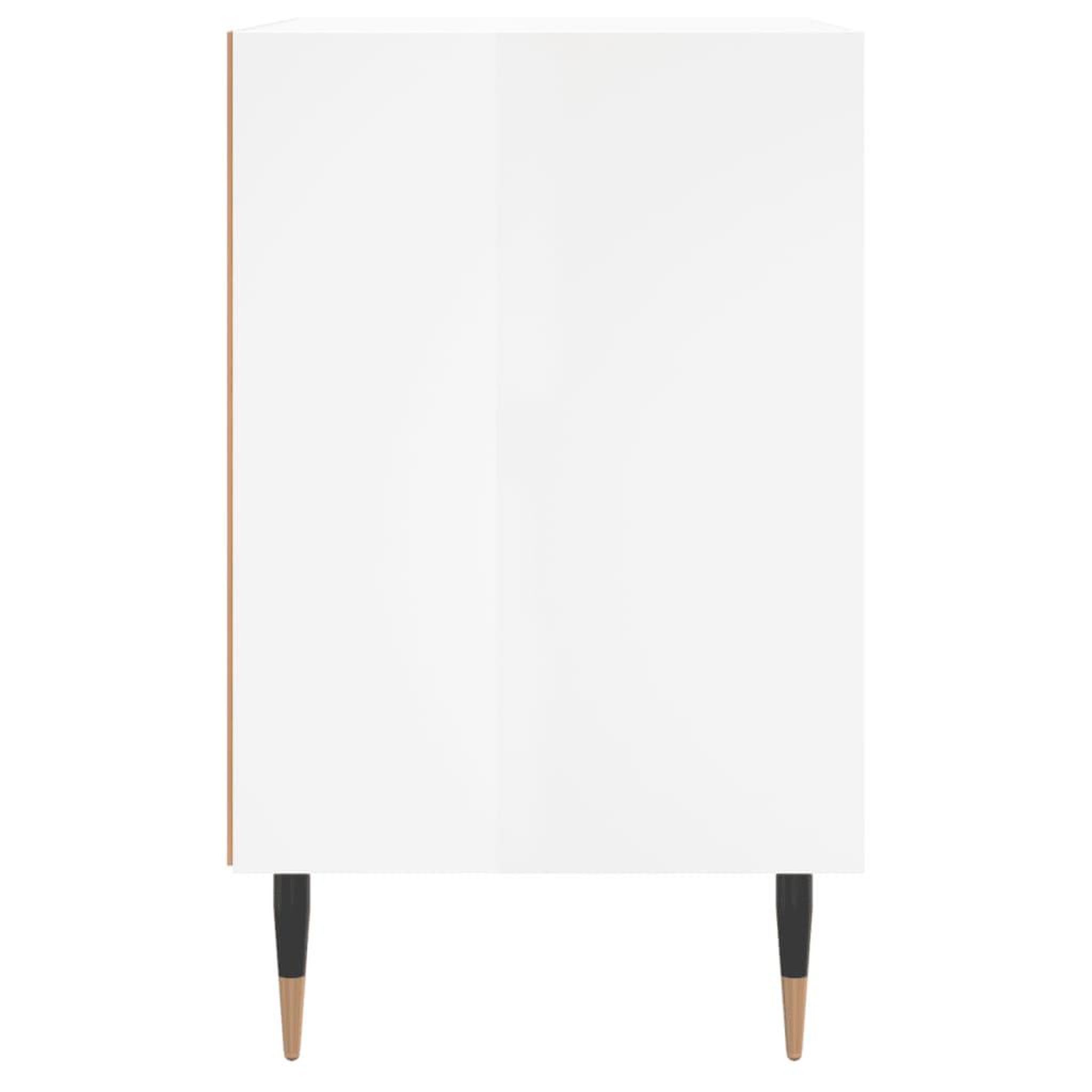 Voir la diapositive 5 : VIDAXL Table de chevet blanc brillant 40x30x50 cm bois d'ingenierie