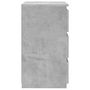 Voir la diapositive 4 : VIDAXL Table de chevet Gris beton 40x35x62,5 cm Agglomere