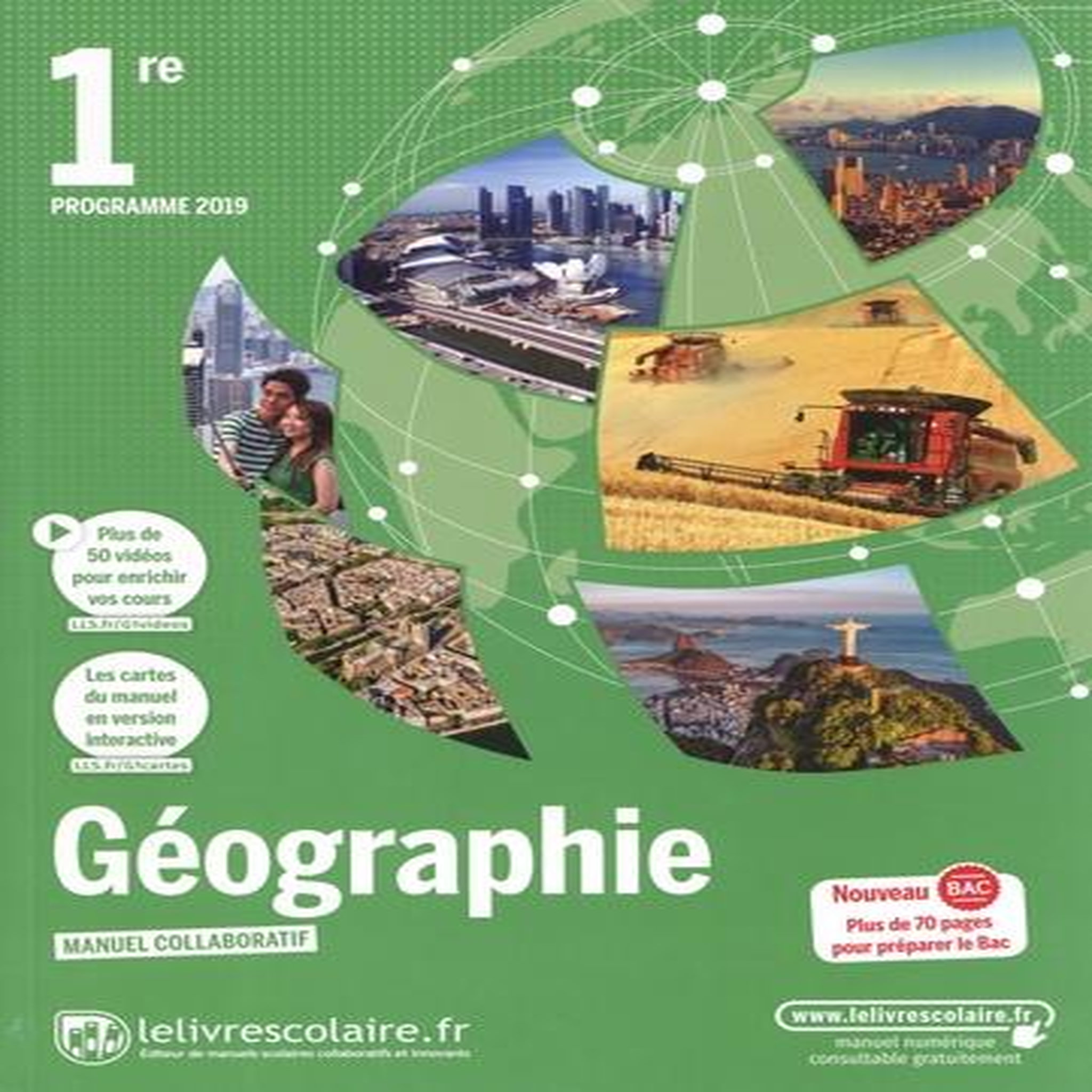 GEOGRAPHIE 1RE. MANUEL DE L'ELEVE, EDITION 2019, Merle Thomas pas cher ...