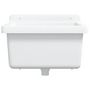 Voir la diapositive 4 : VIDAXL Lavabo pour montage murale blanc 40x40x24 cm resine