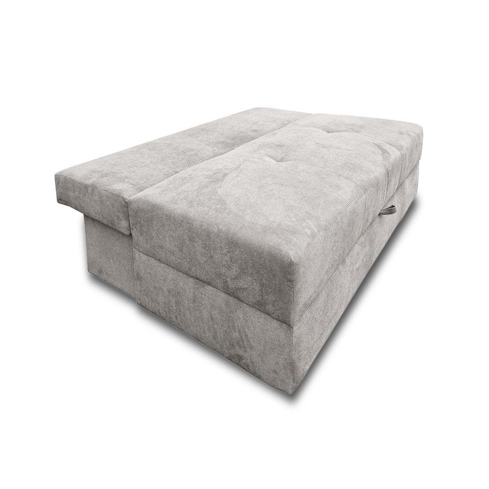 Voir la diapositive 4 : BEST MOBILIER Lucina - canapé droit 3 places - convertible avec coffre - en velours