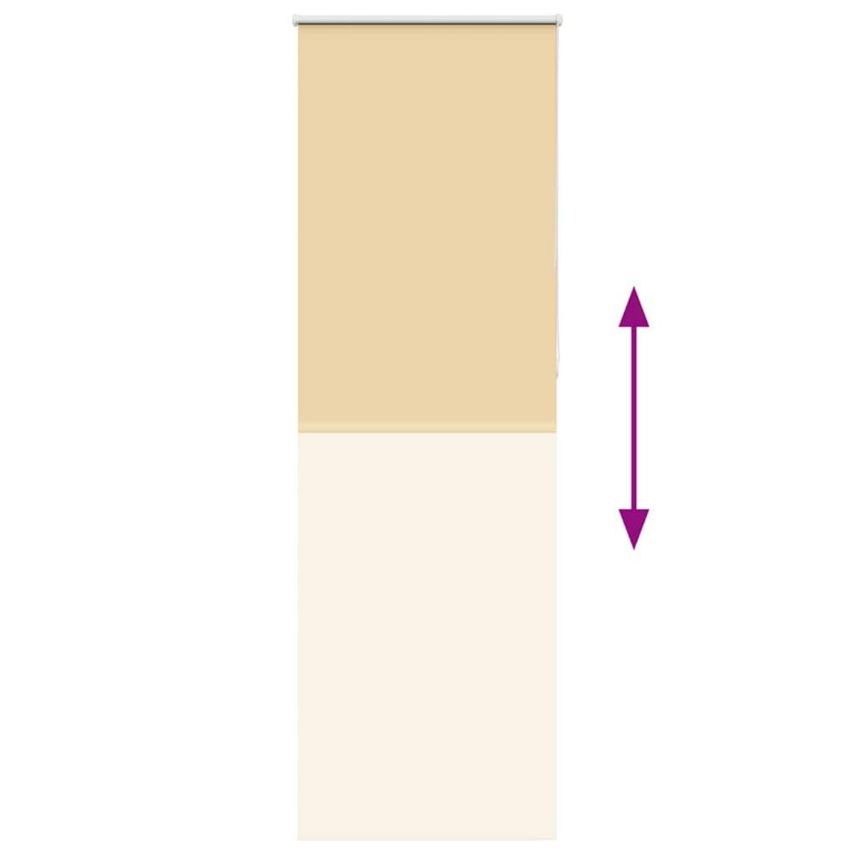 VIDAXL Store enrouleur occultant largeur du tissu 80,7 cm polyester