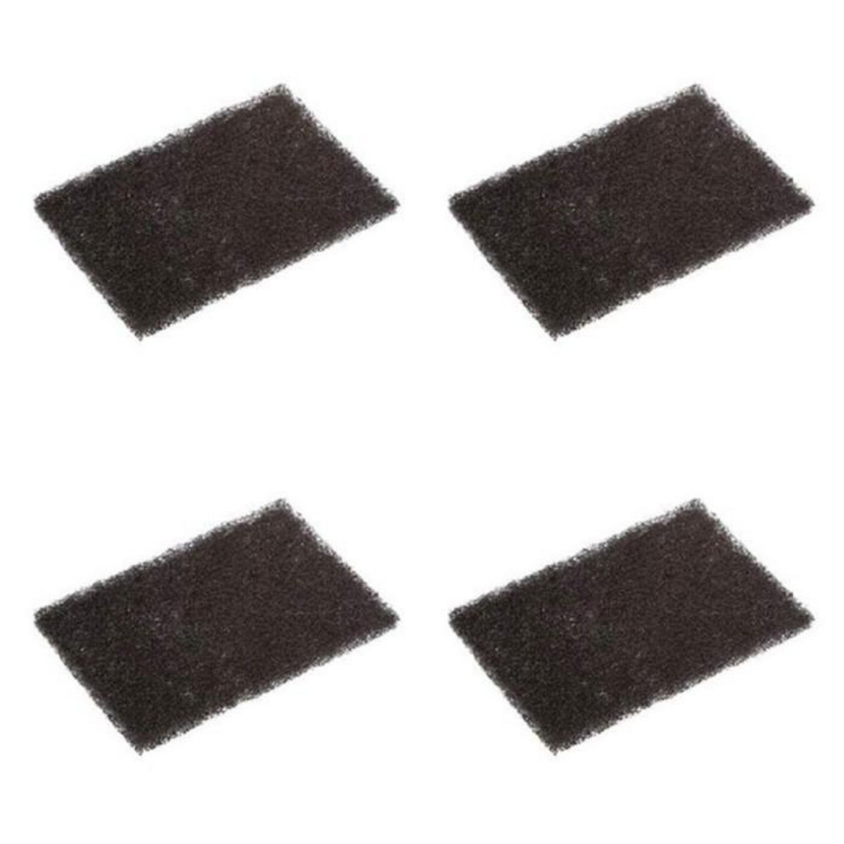 FIVE Lot de 4 Filtres à Charbon  Poubelle Safir  11cm Noir