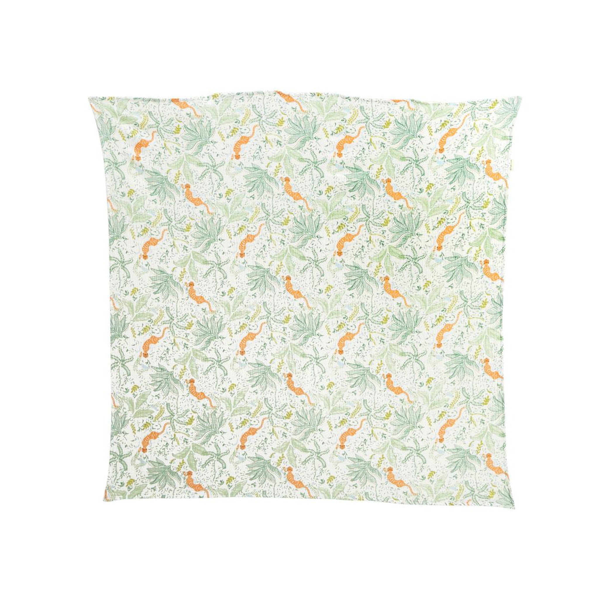 Voir la diapositive 2 : Petit Béguin Foulard en gaze de coton Kanha 100 x 100 cm