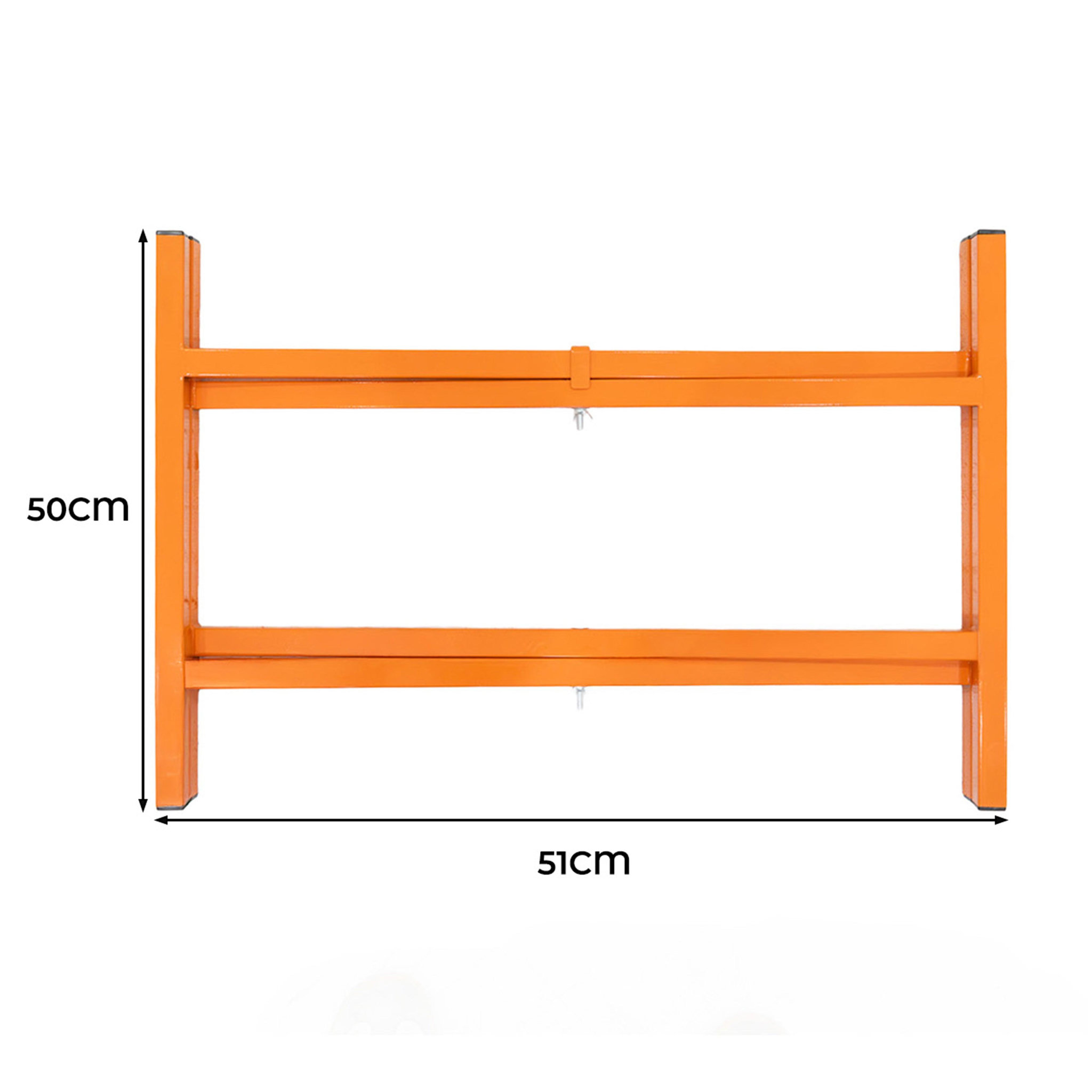 Voir la diapositive 3 : T-MECH Lot de 10 supports en x pour planches de mortier - 500 mm