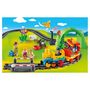 Voir la diapositive 3 : PLAYMOBIL 70179 - 1.2.3 -  Train avec passagers et circuit