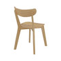 Voir la diapositive 2 : MAISON PAVANE Lot de 2 chaises en bois clair-Tabata