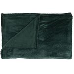 Paris Prix Plaid Flanelle Embosse  Roméo  150x200cm Vert Sapin