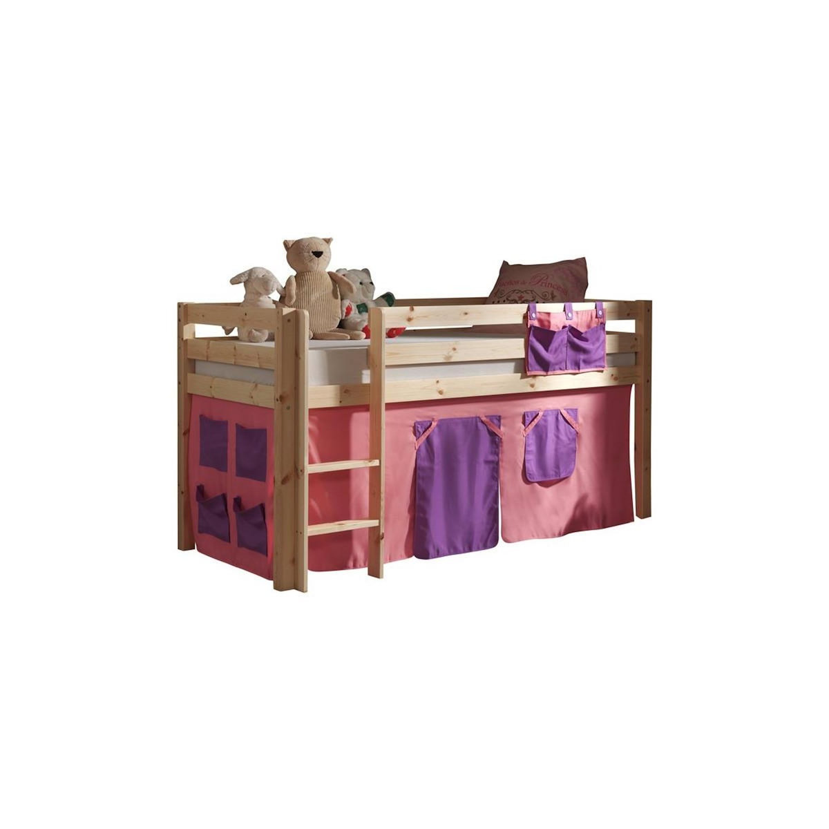 Paris Prix Tente Textile pour Lit  Pino Rose  Rose