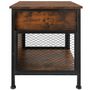 Voir la diapositive 4 : tectake Table de chevet Style industriel 45 x 46 x 555 cm