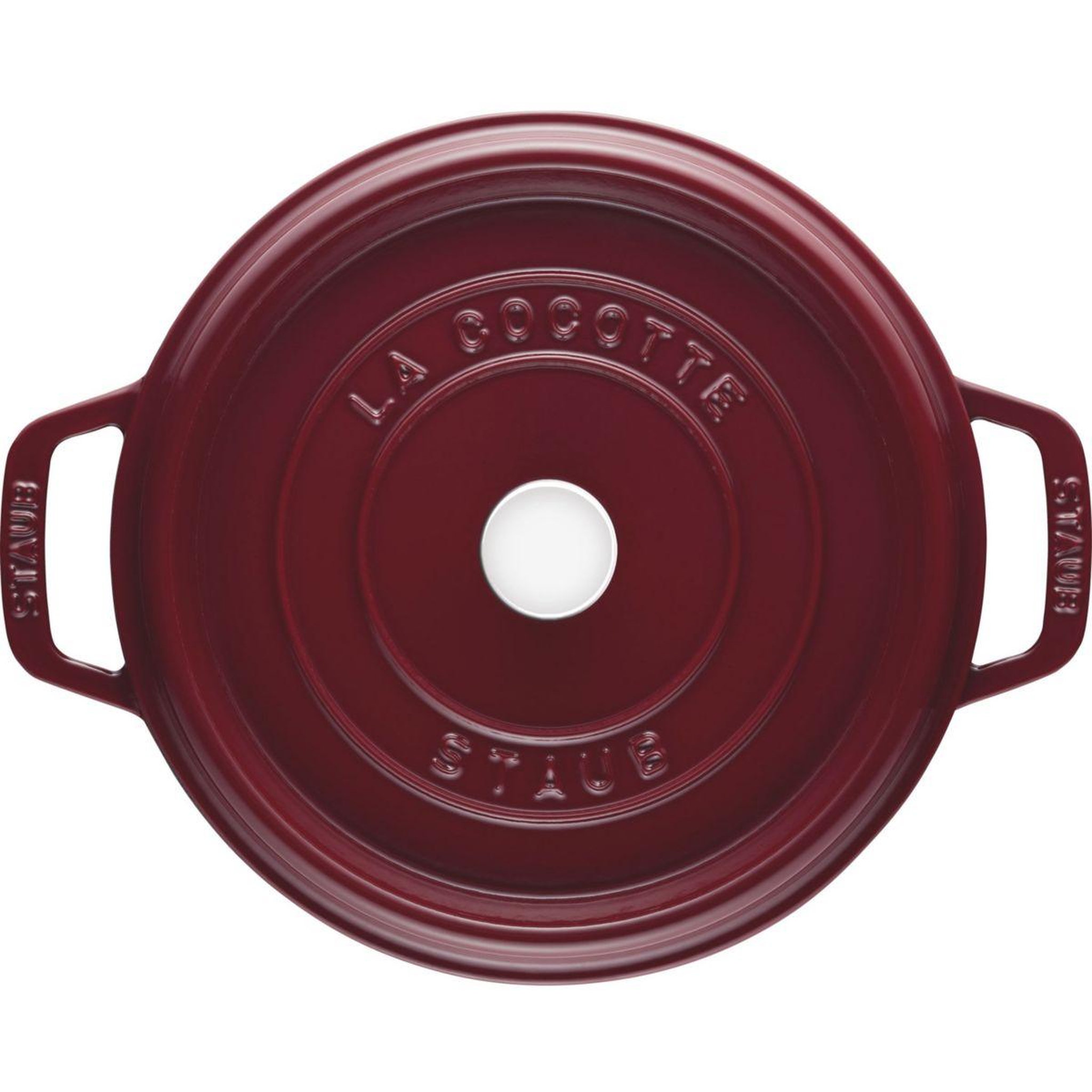 Voir la diapositive 2 : Staub Cocotte 24 cm Bordeaux