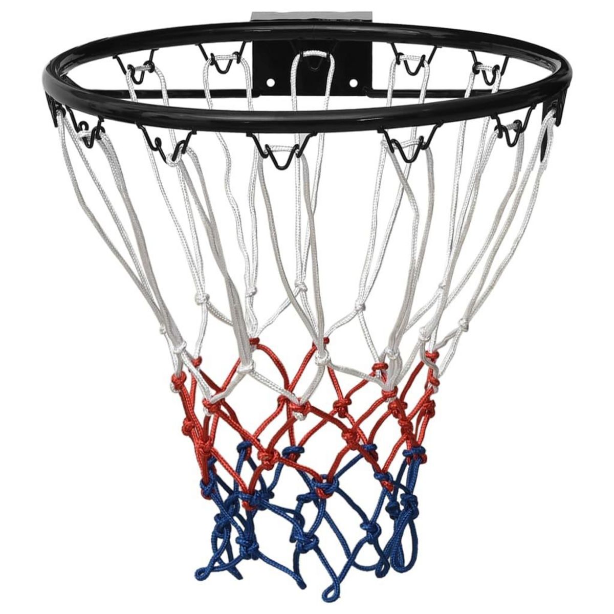 VIDAXL Cerceau de basket Noir 39 cm Acier