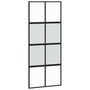 Voir la diapositive 5 : VIDAXL Porte coulissante avec kit de quincaillerie noir 90x205 cm