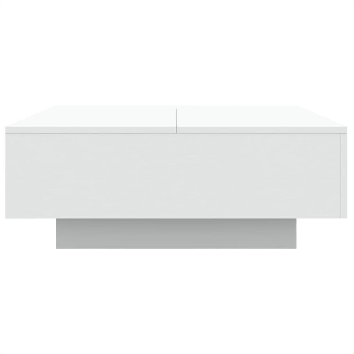 VIDAXL Table basse blanc 80x80x31 cm bois d'ingenierie