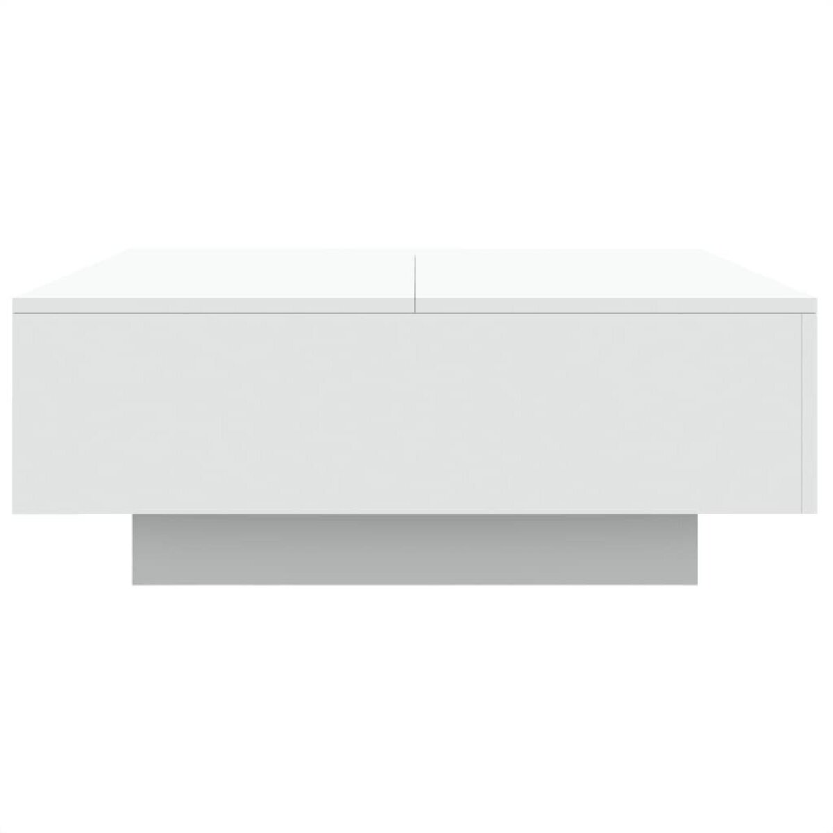 VIDAXL Table basse blanc 80x80x31 cm bois d'ingenierie