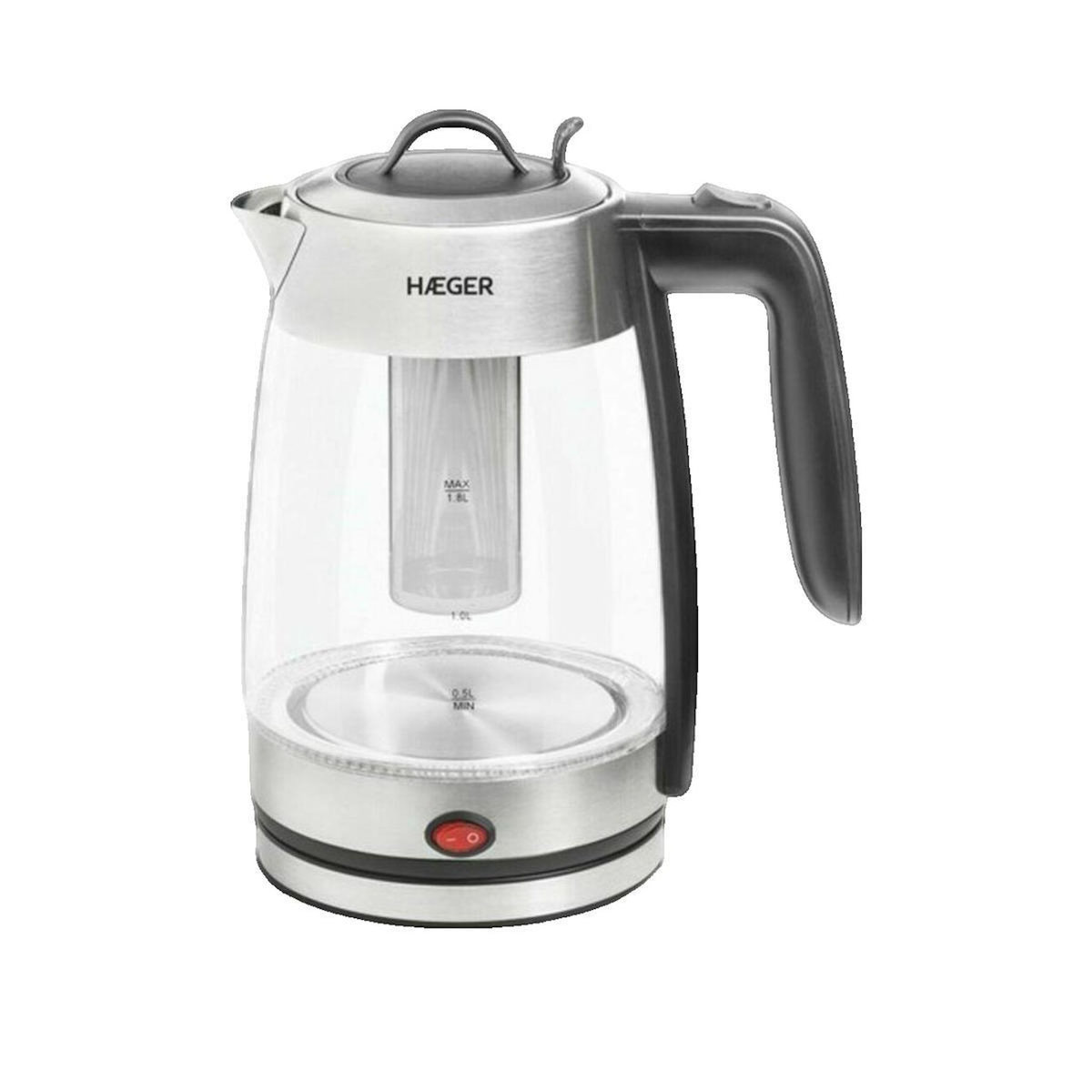 HAGER Bouilloire haeger EK-22F.020A 1.8 L Blanc