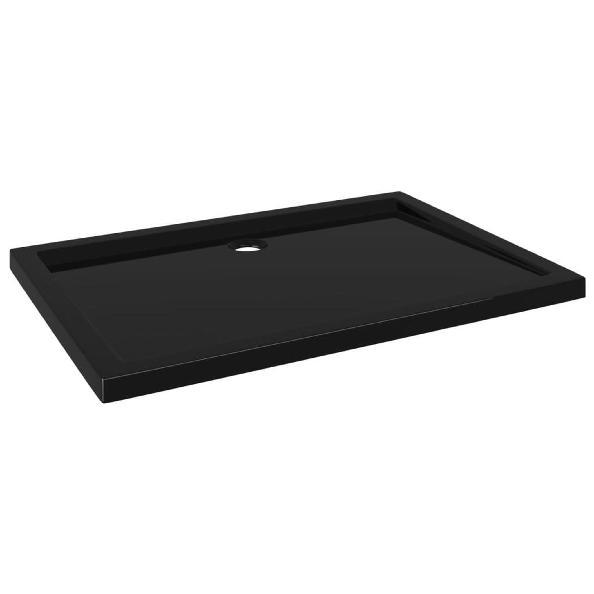 Voir la diapositive 2 : VIDAXL Receveur de douche rectangulaire ABS Noir 80x110 cm