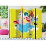 Voir la diapositive 2 : Paris Prix Paravent 5 Volets  Happy Creatures  172x225cm