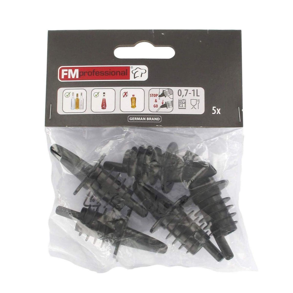 FM PROFESSIONAL Lot de 5 bouchons verseurs FM Professional