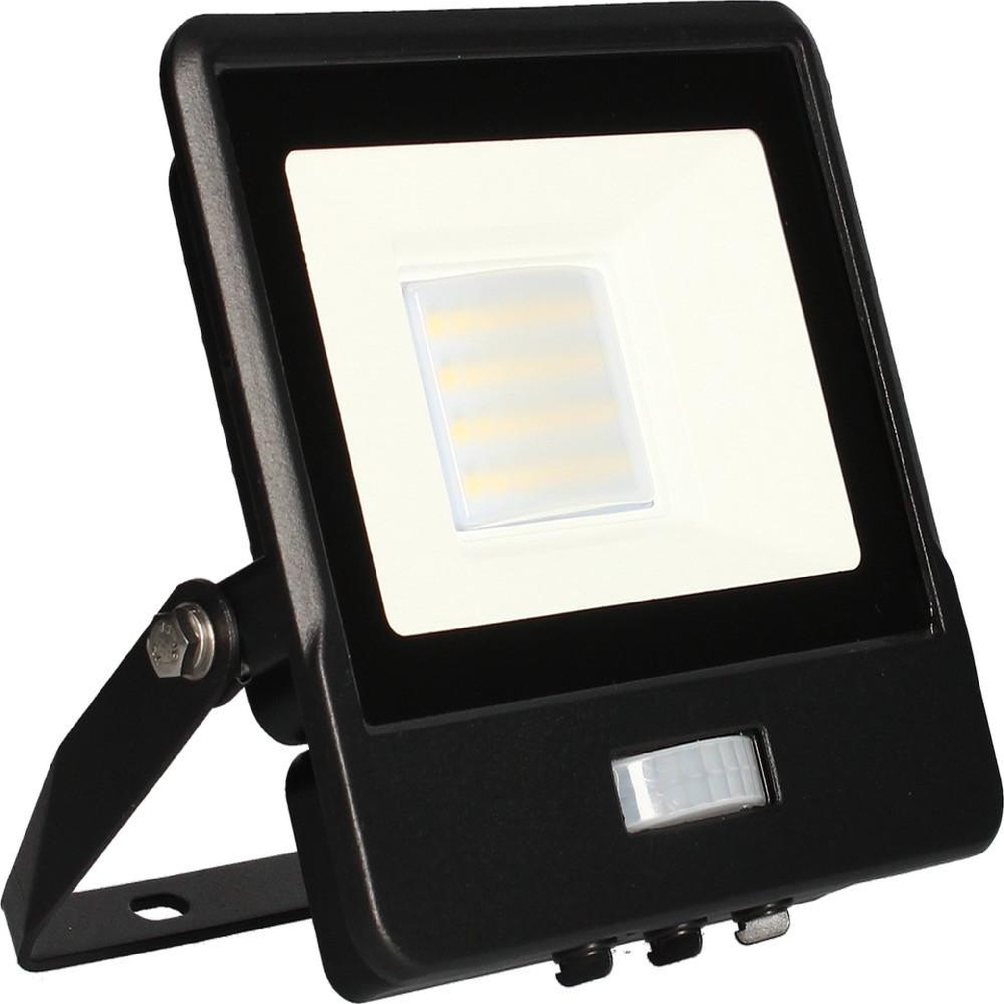 CENTRALE BRICO Projecteur mural alto - 20w, 4000k, 1620lm, noir - détecteur ir