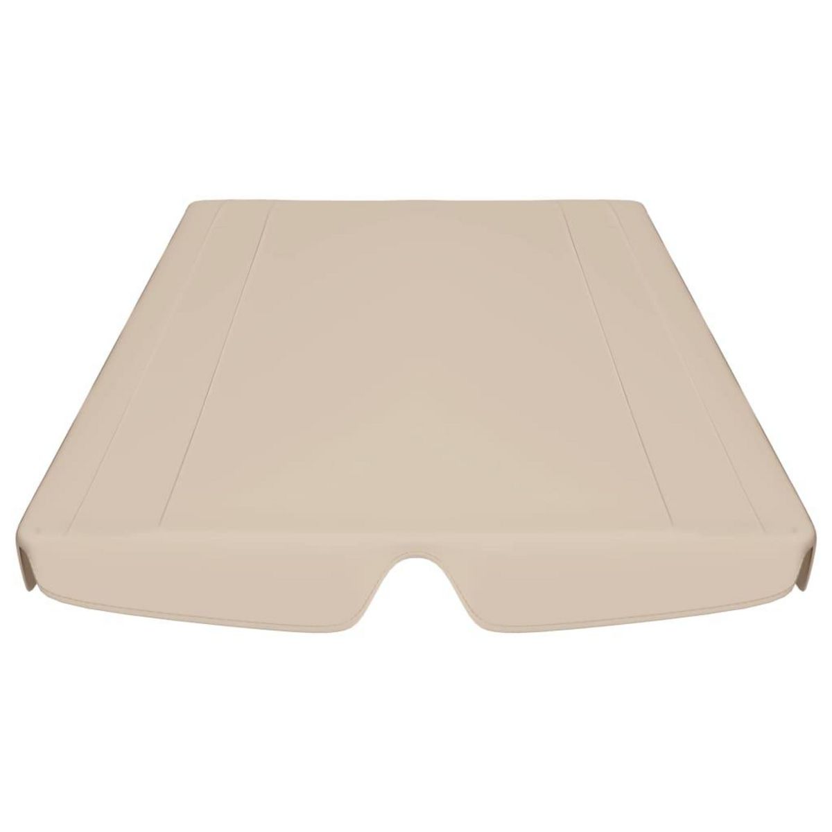 VIDAXL Toit de rechange de balançoire Beige 188/168x145/110 cm