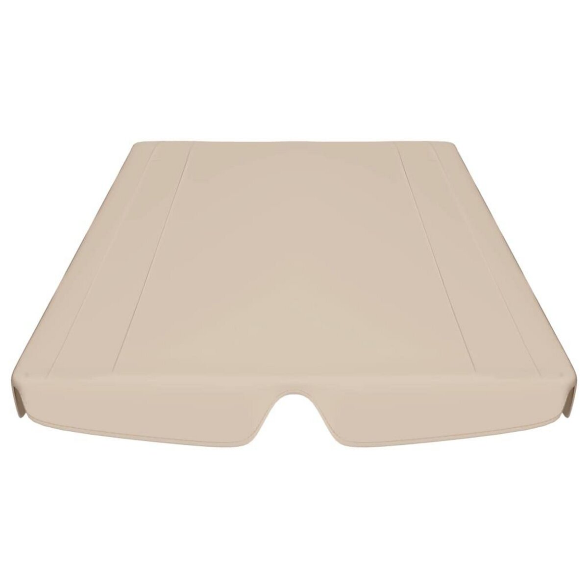 VIDAXL Toit de rechange de balançoire Beige 188/168x145/110 cm