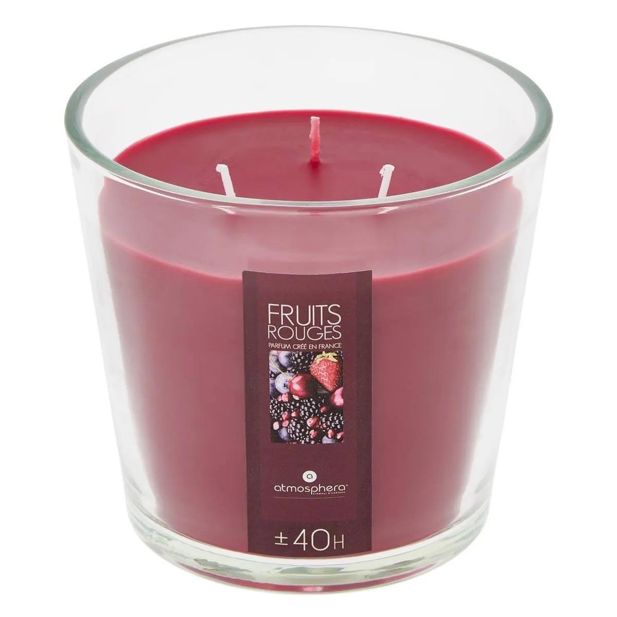 COMPTOIR DE LA BOUGIE Bougie Parfumée  Nina  500g Fruits Rouges