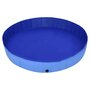 VIDAXL Piscine pliable pour chiens Bleu 300x40 cm PVC