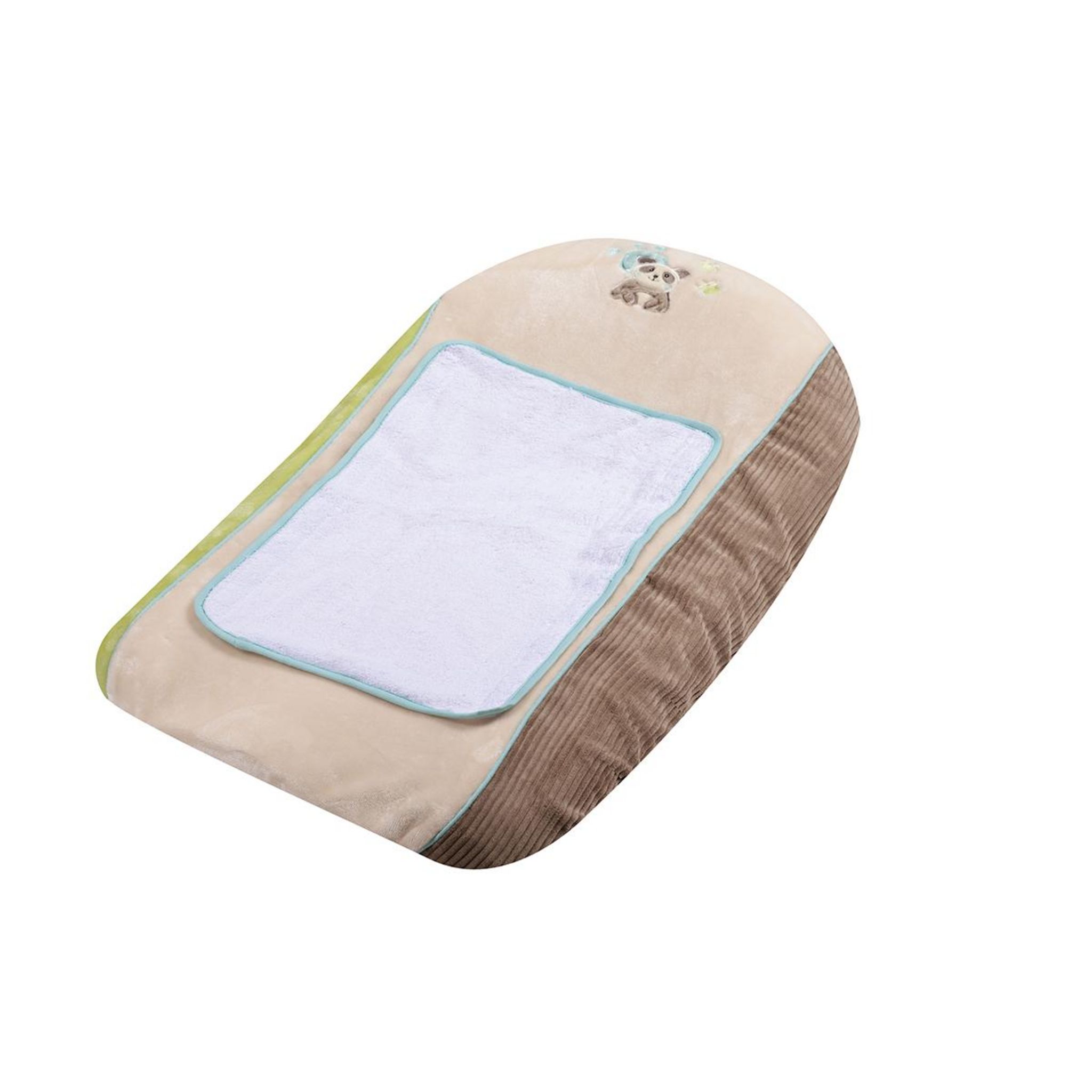 DOMIVA Matelas à langer + housse Pandi Panda. Coloris disponibles : Beige