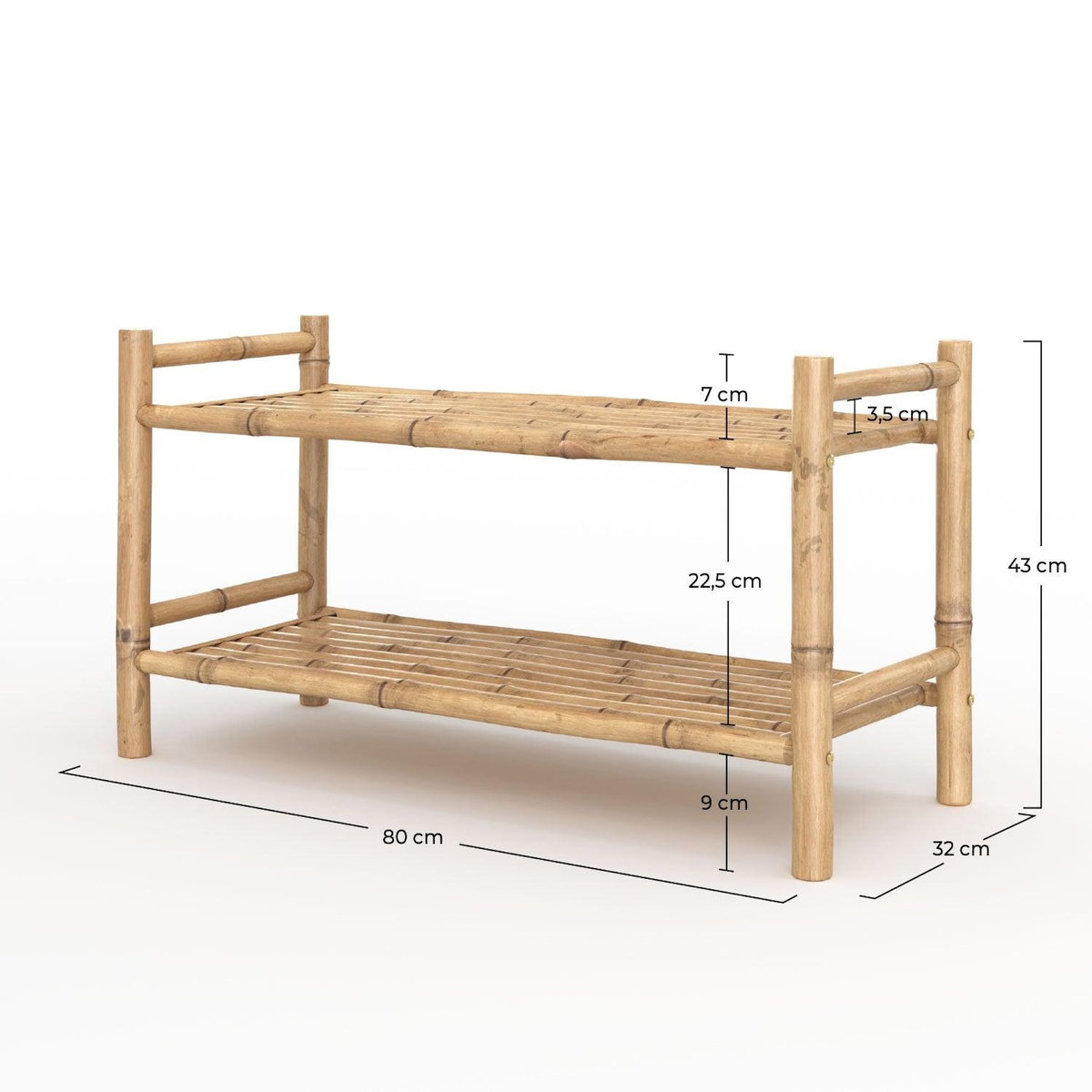 Rendez vous déco Rangement à chaussures en bambou-Bami