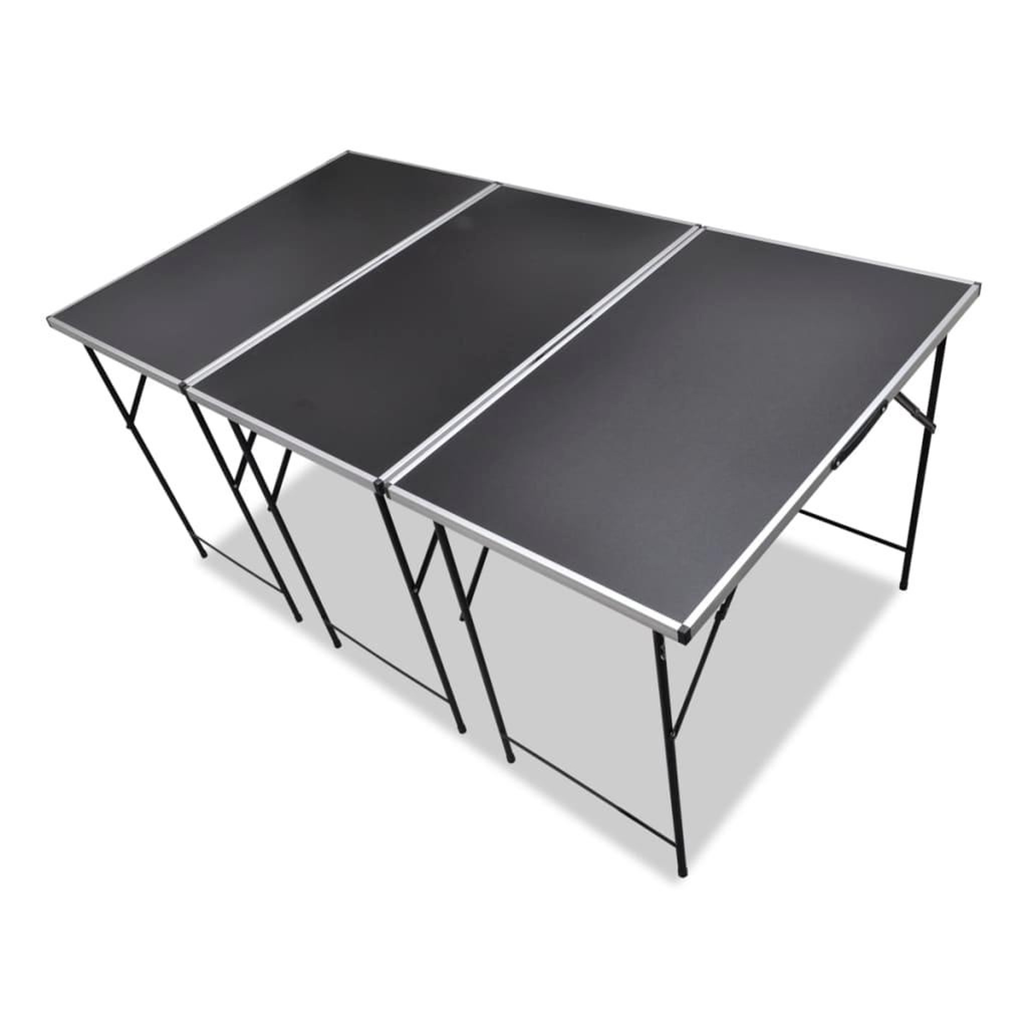 Voir la diapositive 3 : VIDAXL Table a coller 3 pcs pliable