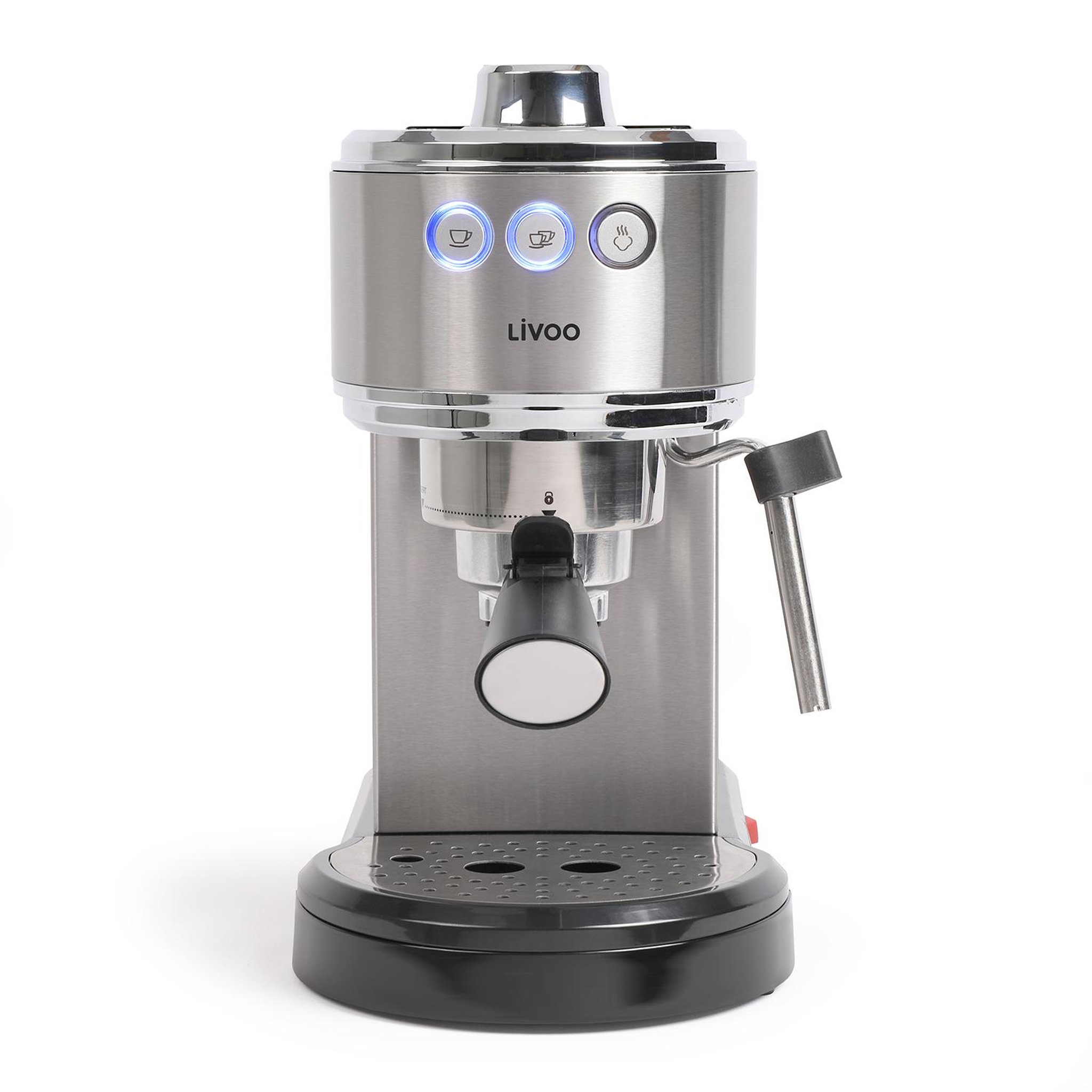 LIVOO Machine à expresso 15 bars gris - dod186