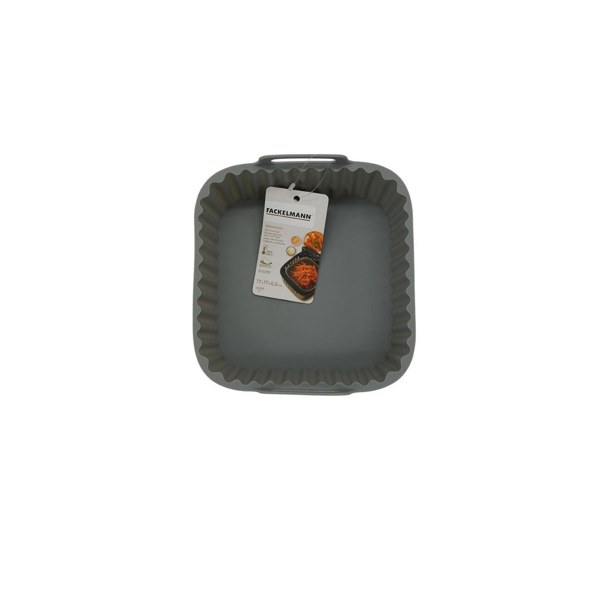 Fackelmann Panier pour air fryer carrés en silicone Fackelmann