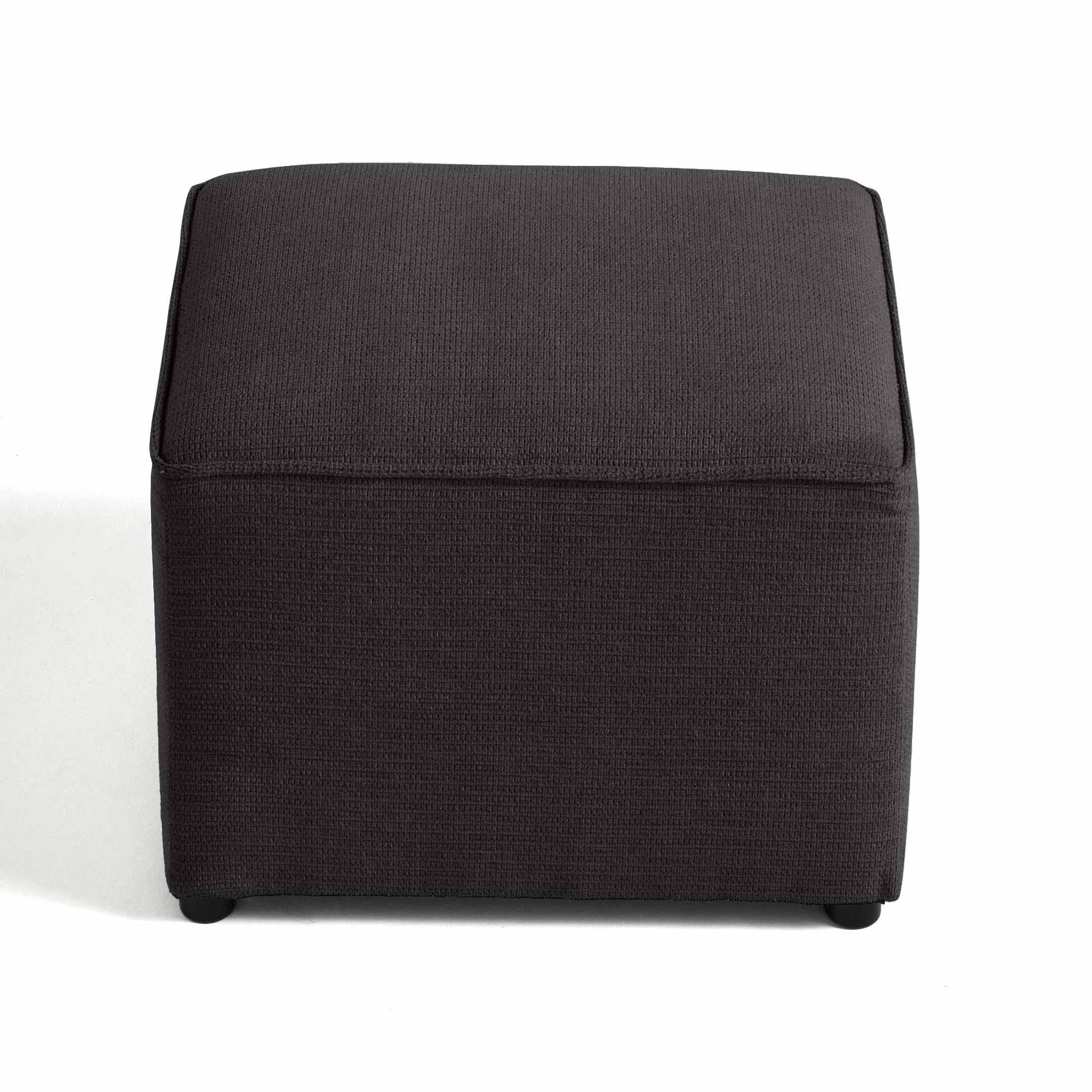 Voir la diapositive 1 : BEST MOBILIER Canopy - pouf - en tissu texturé