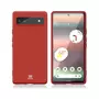IBROZ Coque Google Pixel 6A Silicone Rouge
