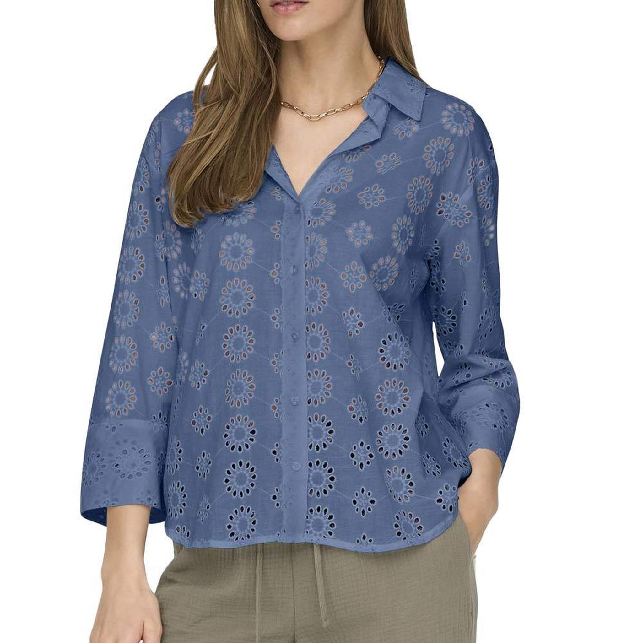 JACQUELINE DE YONG Chemise Bleu Femme JDY Tallie. Coloris disponibles : Bleu