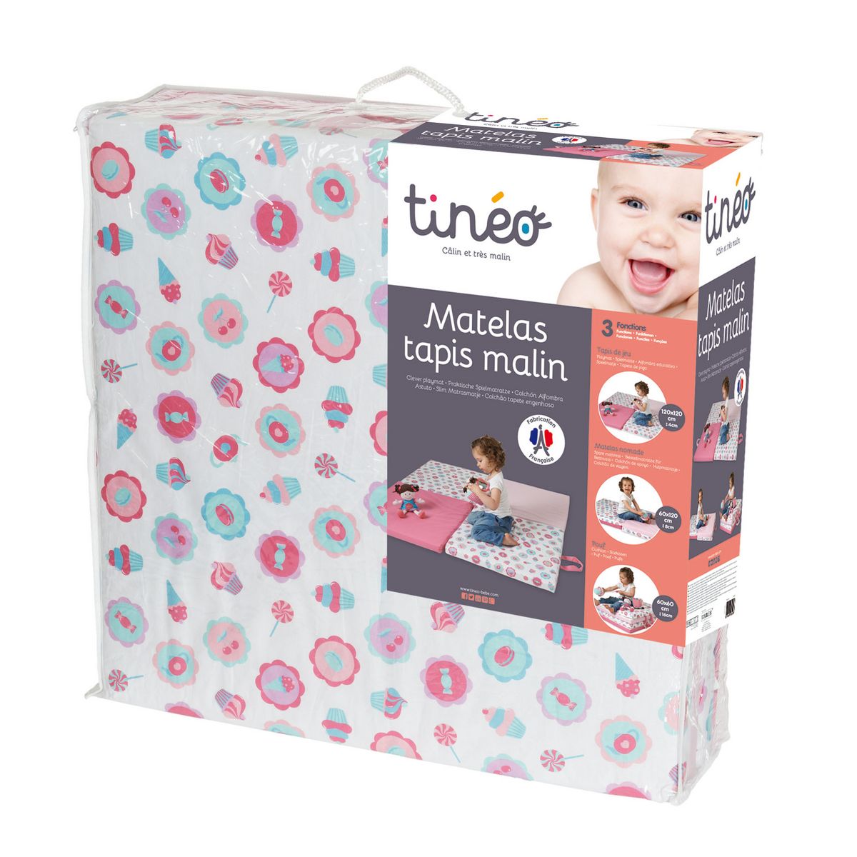 TINEO Matelas tapis malin mult-fonctions