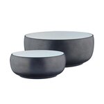 BJORN Saladier GOURMET Ø25cm et Ø29,5cm - 2 pièces - Onyx