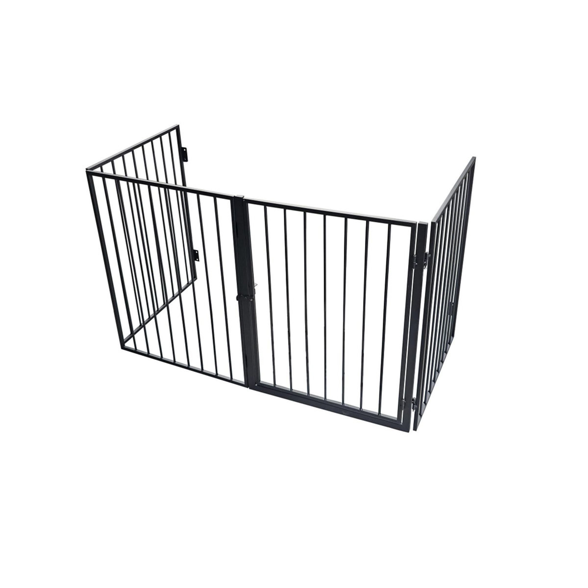 WERKAPRO Barrière de protection en métal WERKA PRO 4 panneaux  240cm