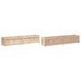 Voir la diapositive 2 : VIDAXL Jardinieres 2 pcs bois de pin massif