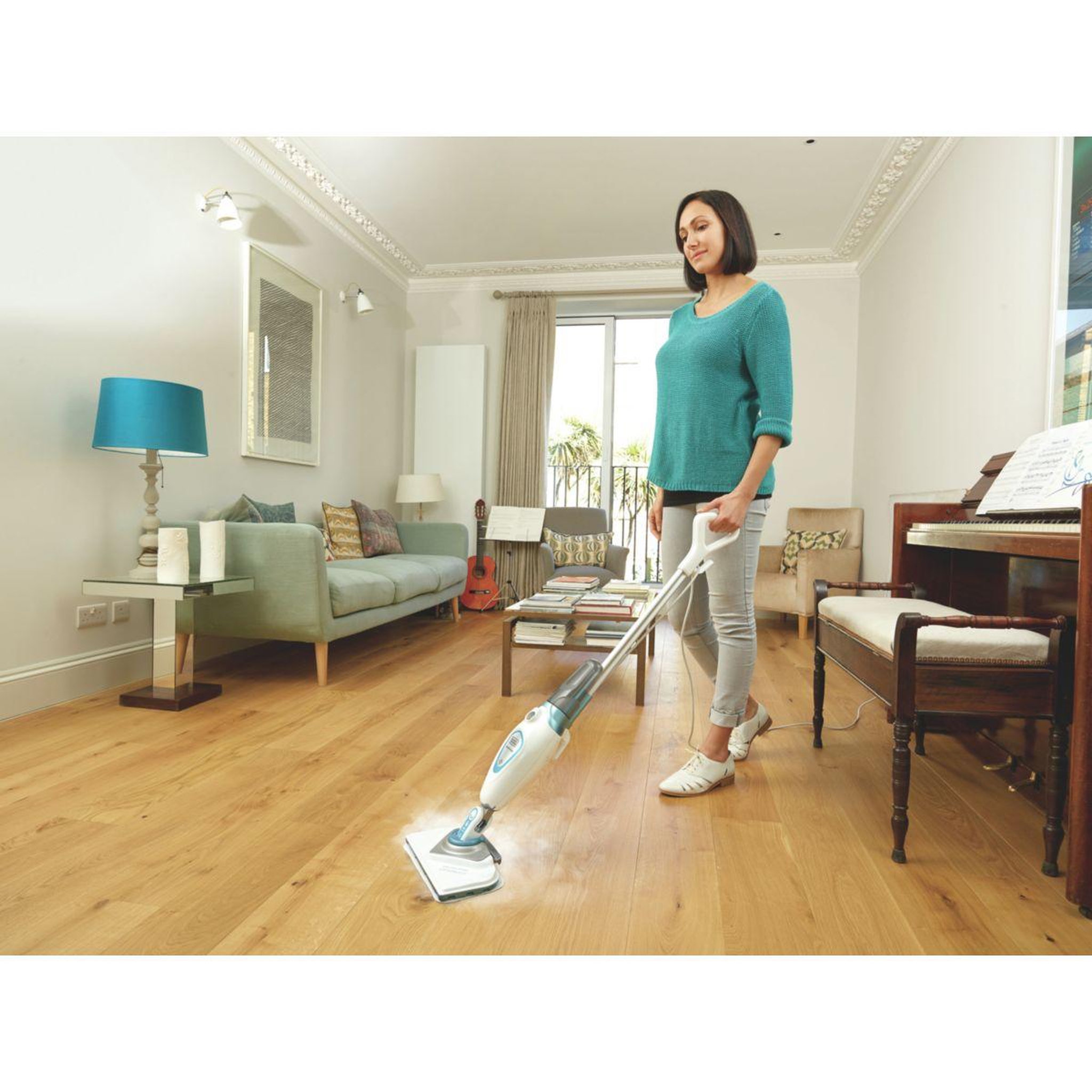 Voir la diapositive 4 : Black et Decker Balai vapeur FSM1616